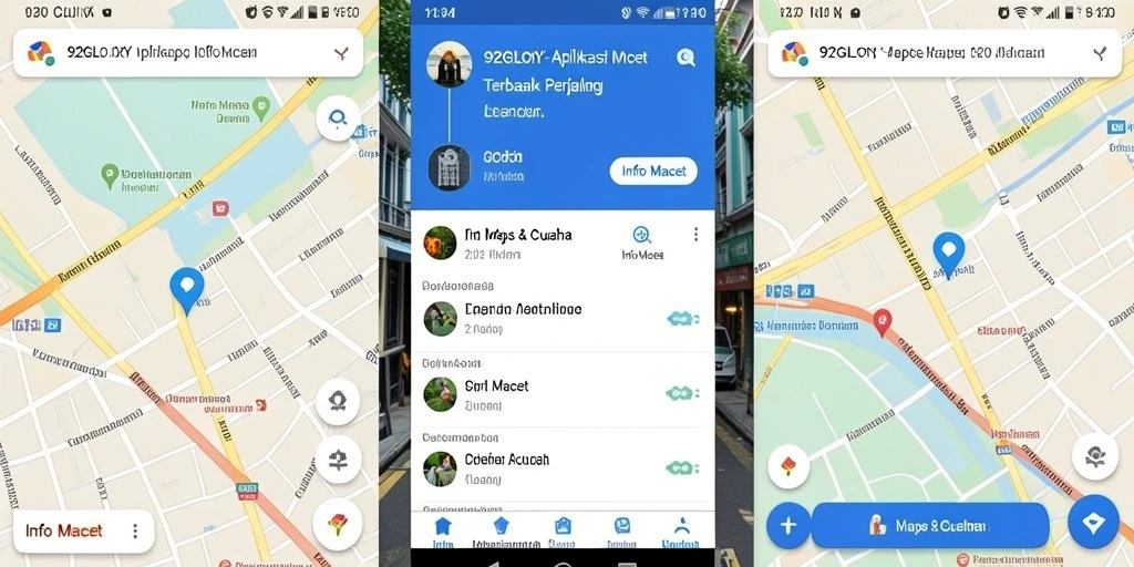 Tampilan antarmuka 92GLORY yang user-friendly untuk info macet.