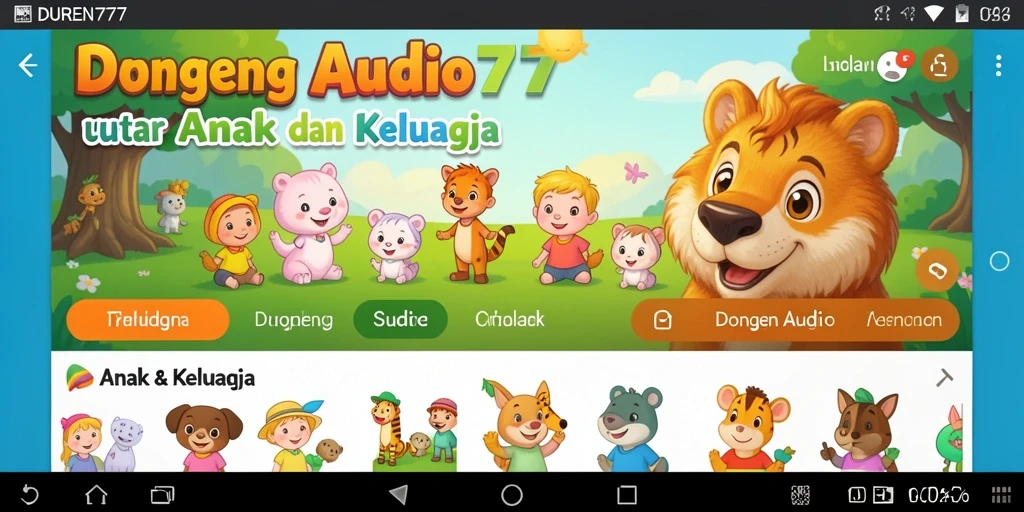 Tampilan antarmuka DUREN777 yang menarik dan mudah digunakan.