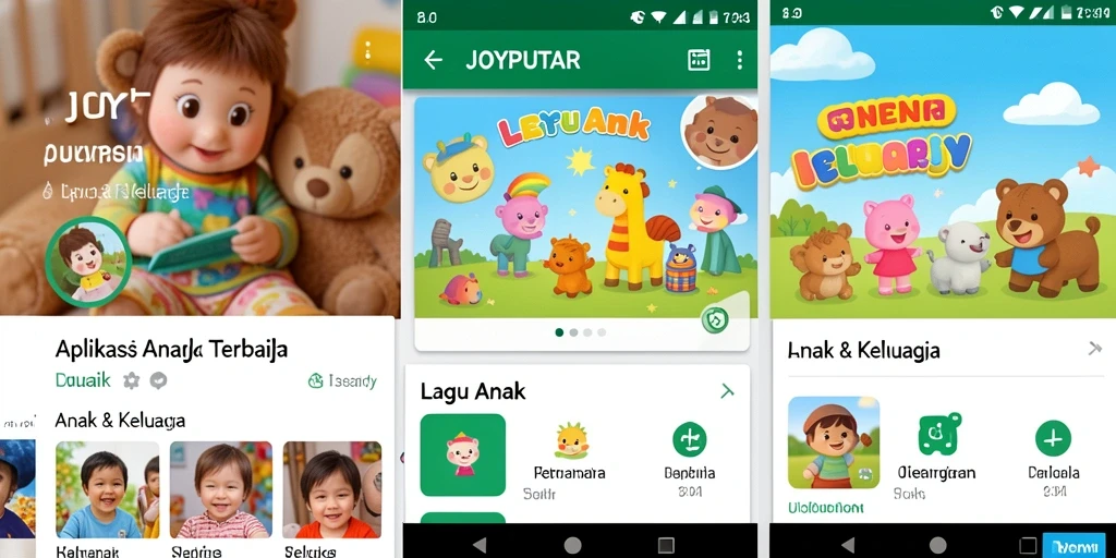 Tampilan antarmuka aplikasi JOYPUTAR yang ceria dan menarik.